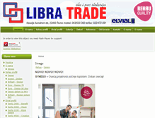 Tablet Screenshot of libra-trade.com